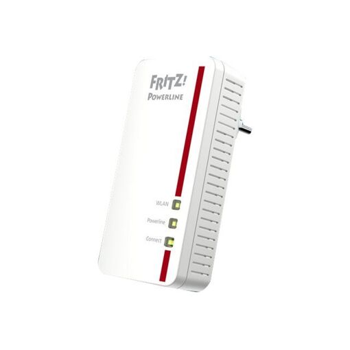 AVM Fritz ! Powerline 1260E - Kit de adaptación de corriente 1GbE, HomePlug AV (HPAV) 2.0, IEEE 1901 - Wi-Fi 5, banda doble, montaje en pared
