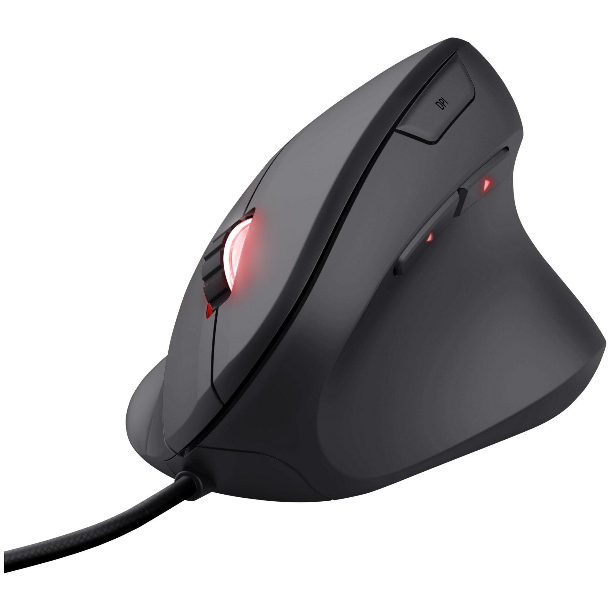 Trust GXT 144 Rexx Gaming Mouse, Ergonomic, 10,000 DPI, 6 Programmable Buttons, RGB, Black