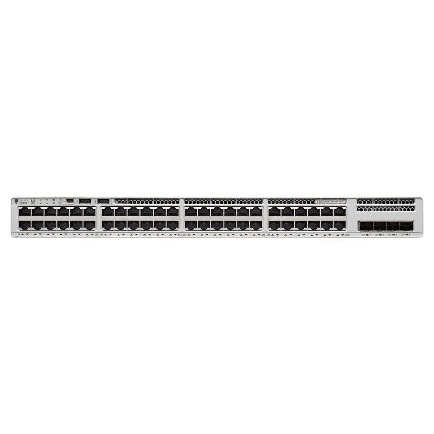 Cisco Catalyst 9200L - Managed Switch - 48x 10/100/1000 (PoE+) + 4x 10Gb SFP+ - Rack-mount