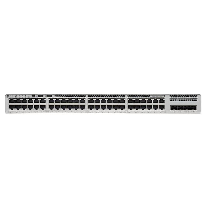 Cisco Catalyst 9200L - Network Switch - C3, 48x 10/100/1000 + 4x SFP+ 10G Uplink, Rack-Mount