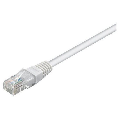 Câble Réseau Goobay RJ45 U/UTP C5e, 2m, Blanc