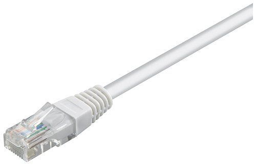 Goobay RJ45 U/UTP Cat 5e Cable, 2m, White