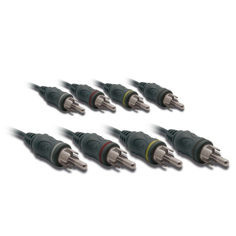 Metronic 4 RCA Male to 4 RCA Male Cable (1.2m)