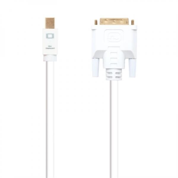 NanoCable 5m Mini DisplayPort to DVI Cable Converter, White