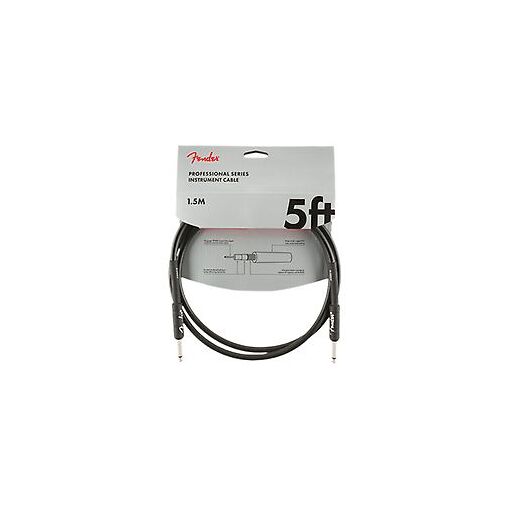Cable de instrumento Fender Serie Profesional 1,5 m, Negro