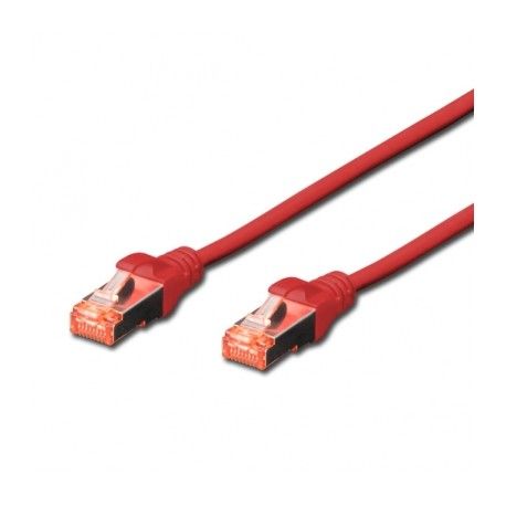 Espace pc Cat 6 RJ45 S/FTP Cable, 50cm Red