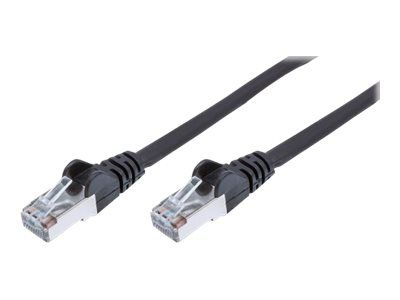 Intellinet Network Patch Cable, Cat6, 20m, Black, Copper, S/FTP, LSOH / LSZH, PVC, RJ45, Gold Plated Contacts, Snagless, Booted, Lifetime Warranty, Polybag - Cordon de raccordement - RJ-45 (M) pour RJ-45 (M) - SFTP, PiMF - CAT 6 - sans halogène...
