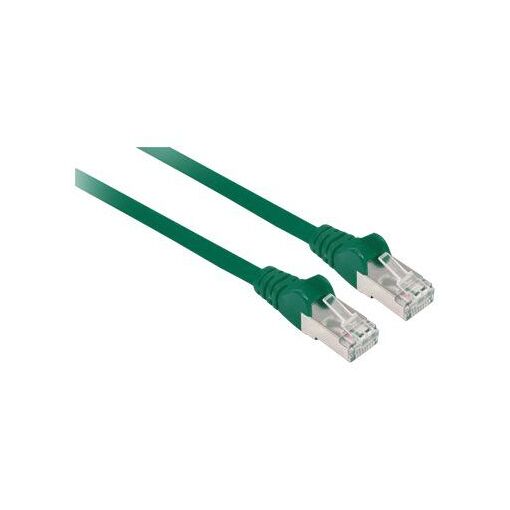 IC Intracom Cat6A Network Patch Cable, 0.5m, Green