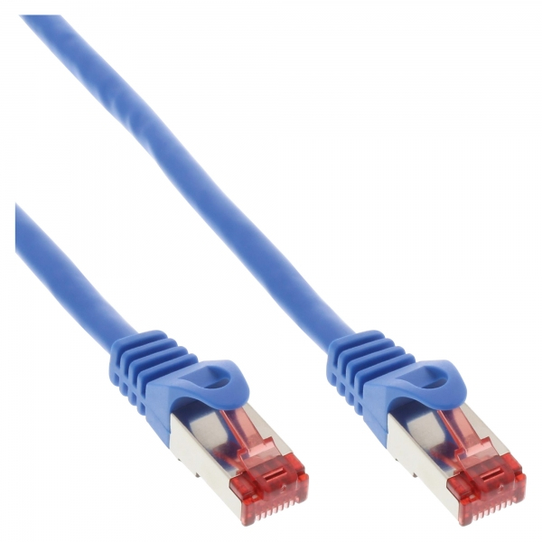 InLine Cat6 S/FTP Network Cable, 0.25m, Blue