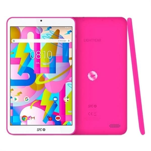 SPC Lightyear 16GB, 8" Wi-Fi 4 Android 8.1 Tablet - Pink