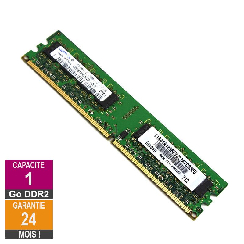 Samsung 1GB DDR2 RAM (M378T2953EZ3-CE6) - 667MHz, PC2-5300U DIMM