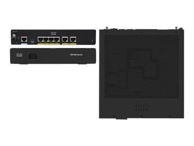 Router Cisco Servicios Integrados 921 - Commutador de 4 puertos - 1 GbE - 2 puertos WAN