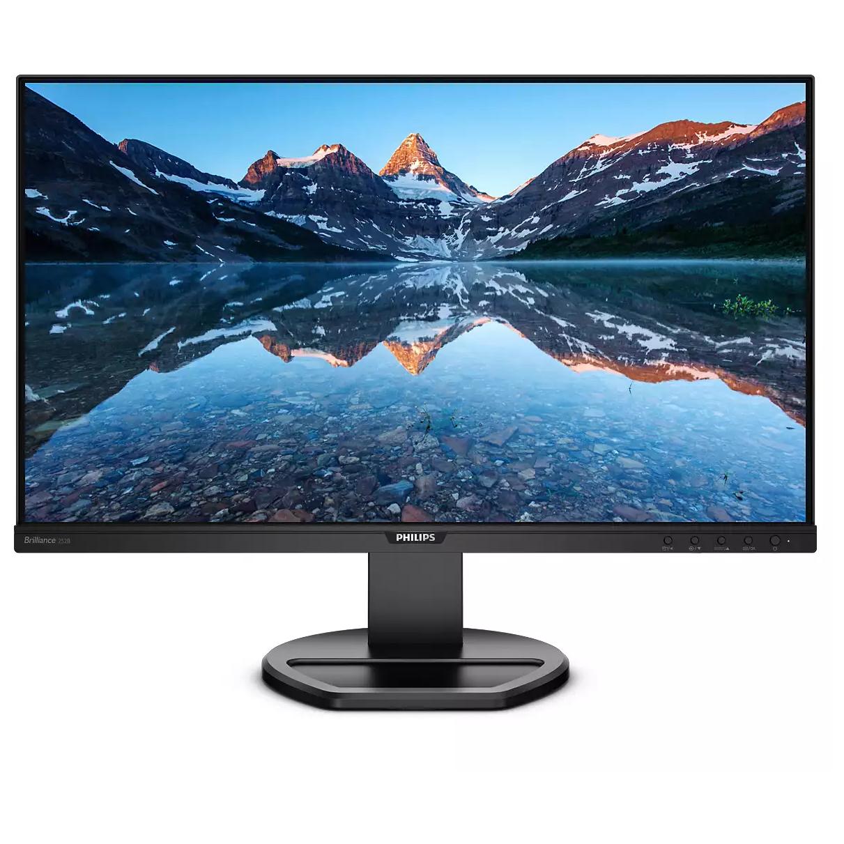 Philips B Line 252B9 - Écran LED - 25" - 1920 x 1200 WUXGA @ 60 Hz - IPS - 300 cd/m² - 1000:1 - 5 ms - HDMI, DVI-D, VGA, DisplayPort - haut-parleurs - texture noire
