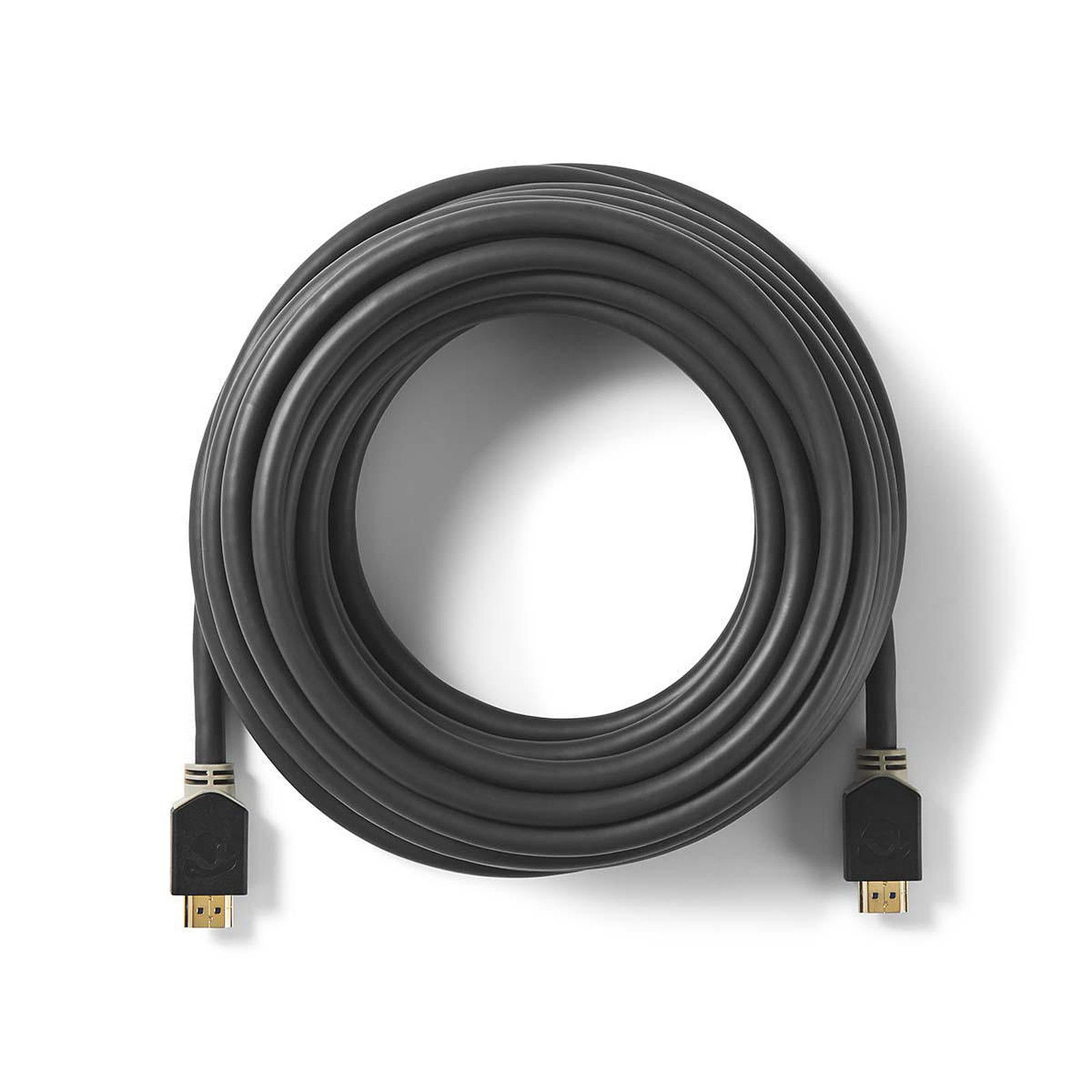Nedis High-Speed HDMI & Ethernet Cable - 20ft (2.0m) Black