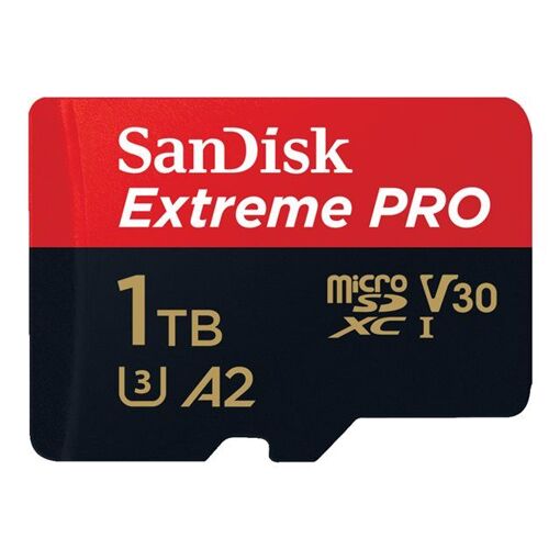 SanDisk Extreme Pro 1TB MicroSDXC UHS-I Card (Class 10, V30, U3)