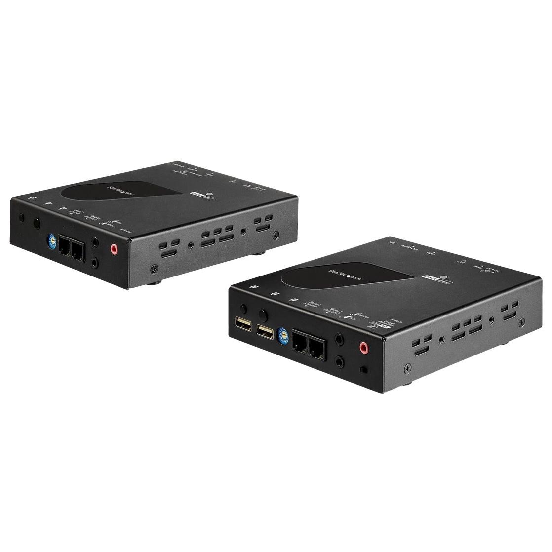 StarTech.com 4K HDMI IP Network KVM Extender with USB - Cat6 KVMP Over LAN (SV565HDIP) - Audio/Video Booster - Up to 62.5 miles
