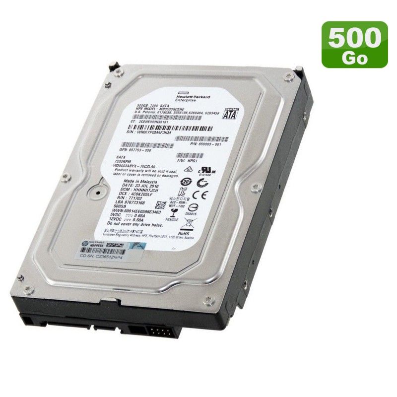 HP 500GB Internal Hard Drive 3.5" SATA
