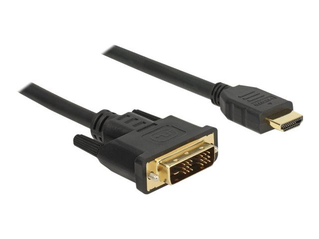 Delock HDMI to DVI-D Adapter Cable - 3m - Black