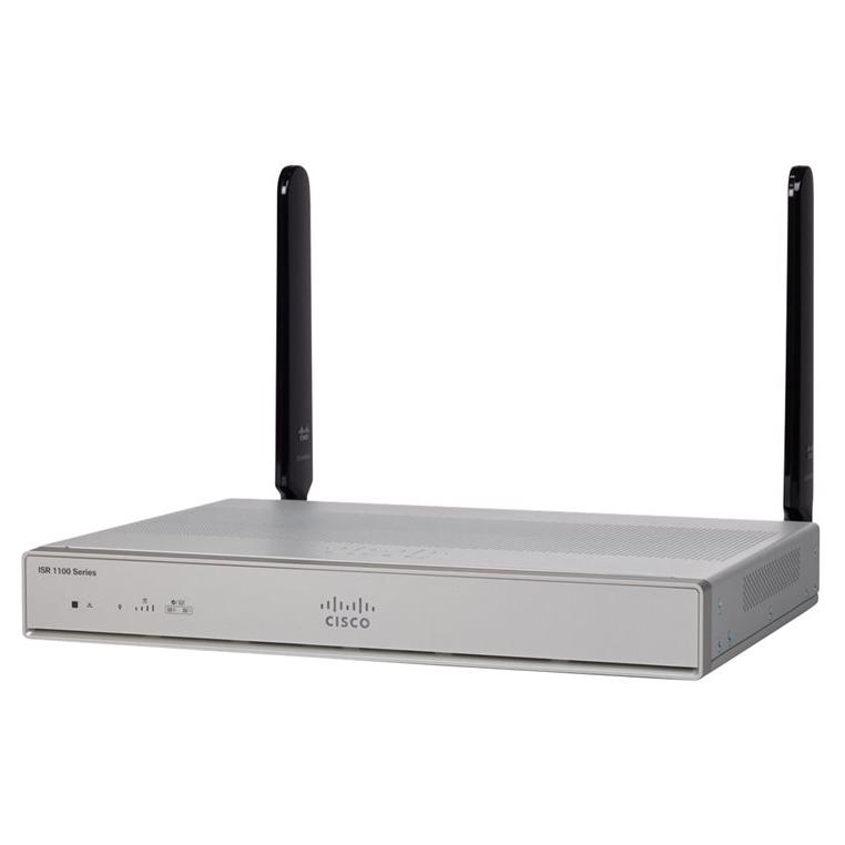 Cisco Integrated Services Router 1117 - Router - ADSL Modem Switch 4 Ports - 1GbE - 2 WAN Ports