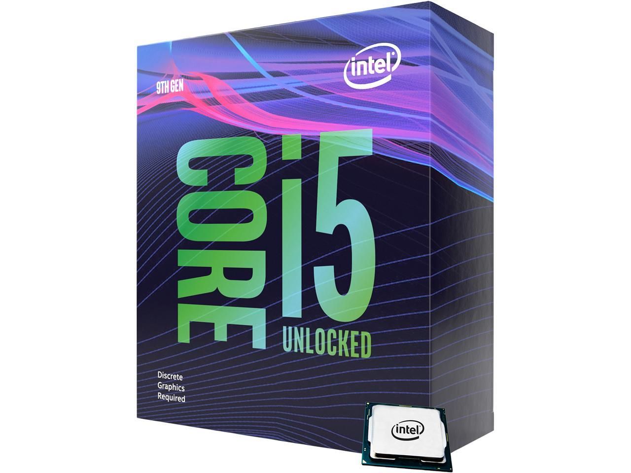 Intel Core i5-9600KF Processor - 3.7GHz - 6 Cores - 6 Threads - 9MB Cache - LGA1151 Socket
