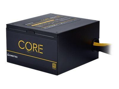 Chieftec Core Series BBS-600S - Alimentation PC - ATX12V 2.3/ EPS12V/ PS/2 - 80 PLUS Gold - CA 100-240 V - 600 watt - PFC active