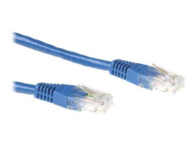 Intronics CAT 6a RJ-45 UTP Cable, 3m, Blue (RAL 5012)
