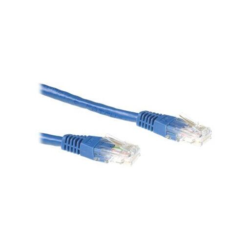 Intronics CAT 6a RJ-45 UTP Cable, 3m, Blue (RAL 5012)