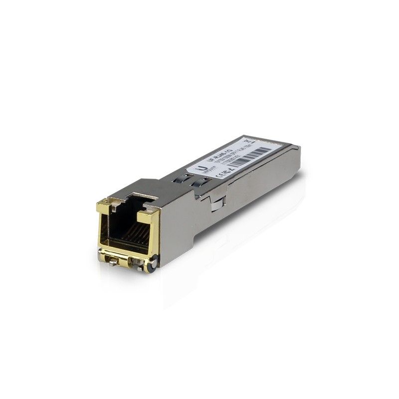 Ubiquiti U Fiber SFP Transceiver Module - 1GbE, 10/100/1000Base-T, RJ-45, up to 100m
