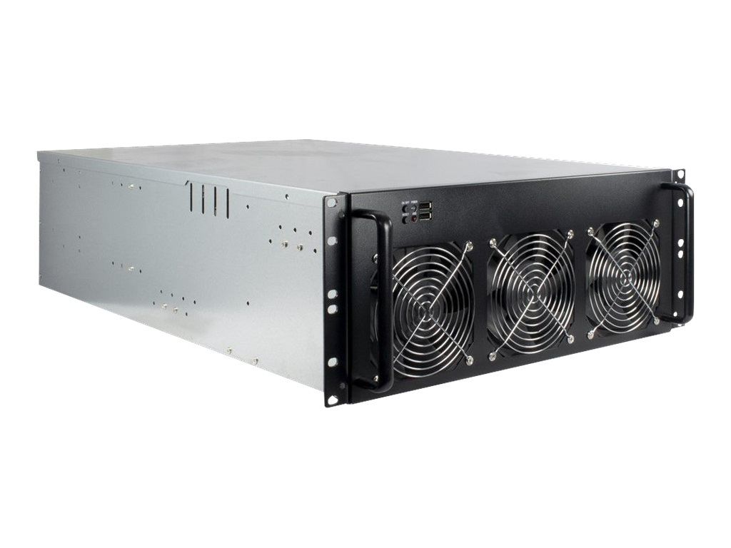 Inter-Tech 4W2 Mining Rack, 4U, ATX, No Power Supply, USB