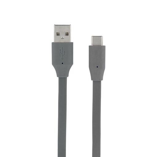 Mooov Flat USB-C to USB-A Cable, 1m - Stellar Gray