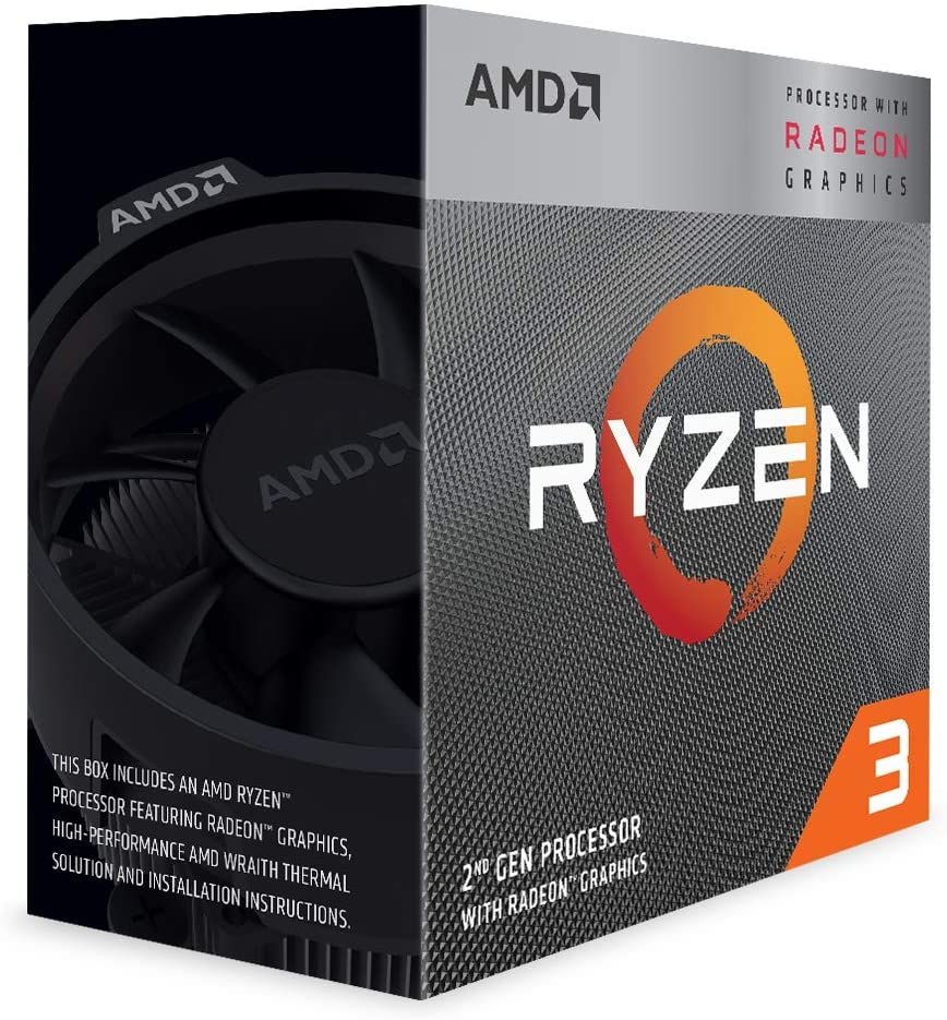 AMD Ryzen 3 3200G - 3.6GHz - 4 Cores - 4 Threads - 4MB Cache - AM4 Socket