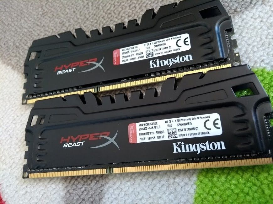 HyperX DDR3-1600 Beast CL9 8GB (2x4GB)