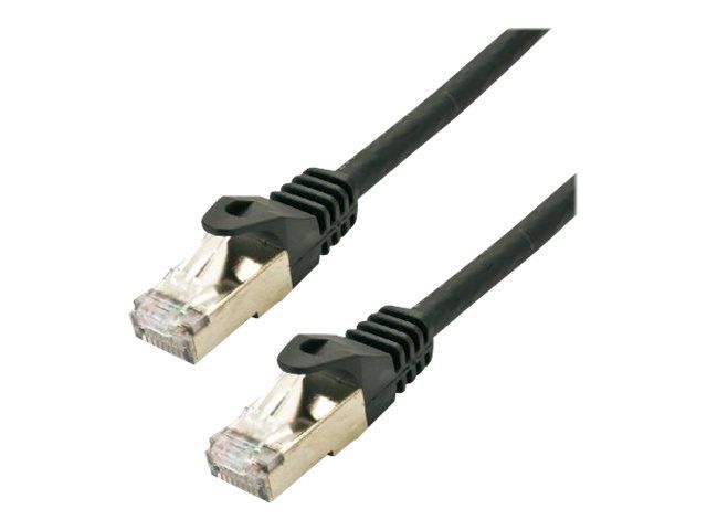 MCL Samar RJ-45 to RJ-45 Cable - 3m - SFTP Cat 6a - Halogen Free, Hookless - Black