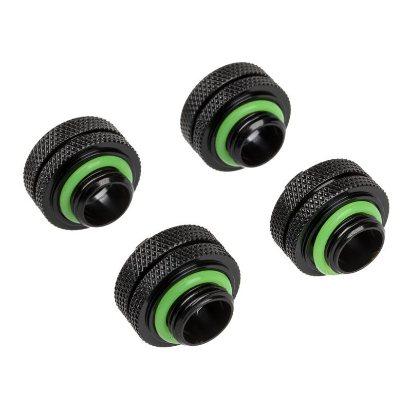 Accesorio Corsair Hydro X Series XF de 14 mm de diámetro exterior - Accesorio para sistema de refrigeración líquida - Negro (paquete de 4)
