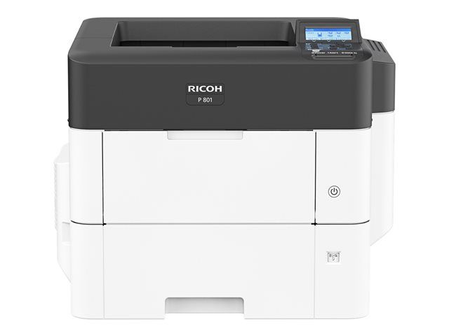 Ricoh P 801 Laser Printer - Black & White -  A4/Letter, 1200 x 1200 dpi, 62 ppm, 600-Sheet Capacity