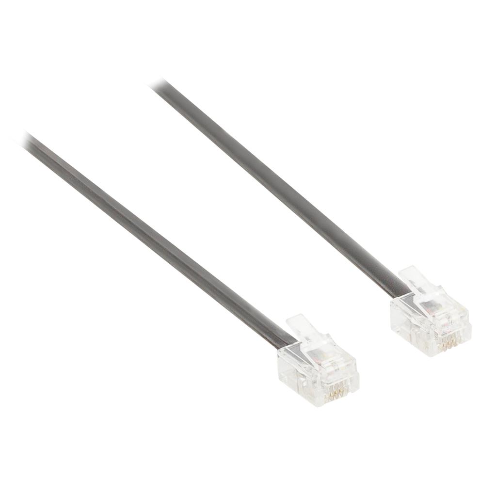 Valueline 5m Phone Cable Black