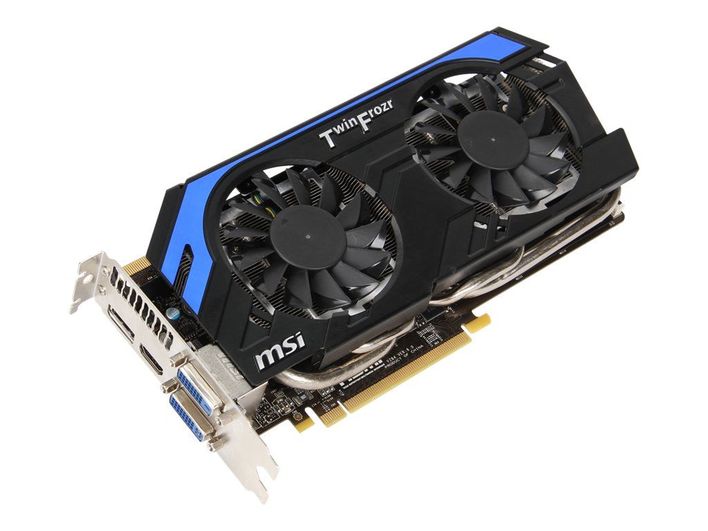 MSI N660Ti PE 2GD5/OC - Graphics Card - GF GTX 660 Ti - 2GB GDDR5 - PCIe 3.0 x16 - 2x DVI, HDMI, DisplayPort