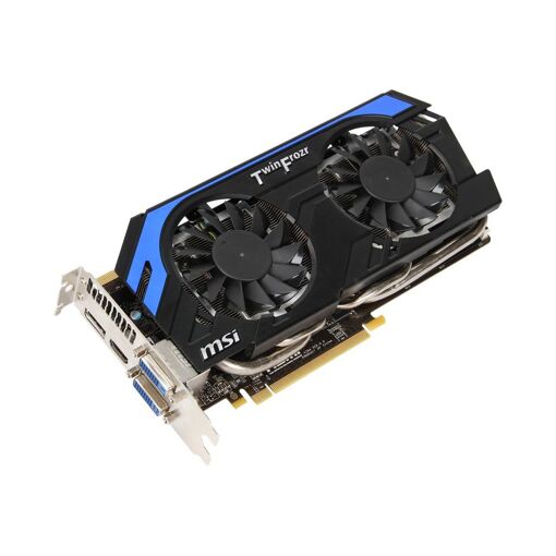 Carte graphique MSI N660Ti PE 2GD5/OC - GeForce GTX 660 Ti - 2 Go DDR5 - PCIe 3.0 x16 - 2 ports DVI, HDMI, DisplayPort