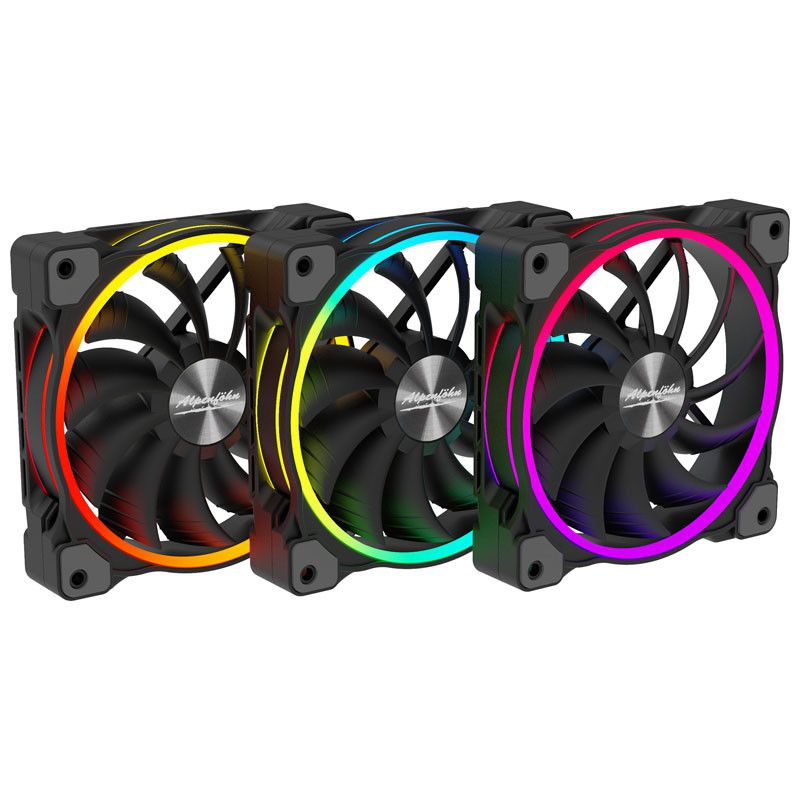 Alpenföhn 140mm Wing Boost 3 ARGB Fan, Triple - Black