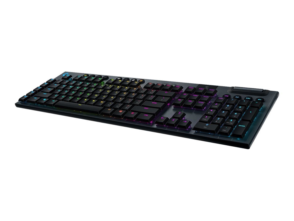 Logitech G915 Wireless Gaming Keyboard - AZERTY - French - GL Tactile Switch - Black