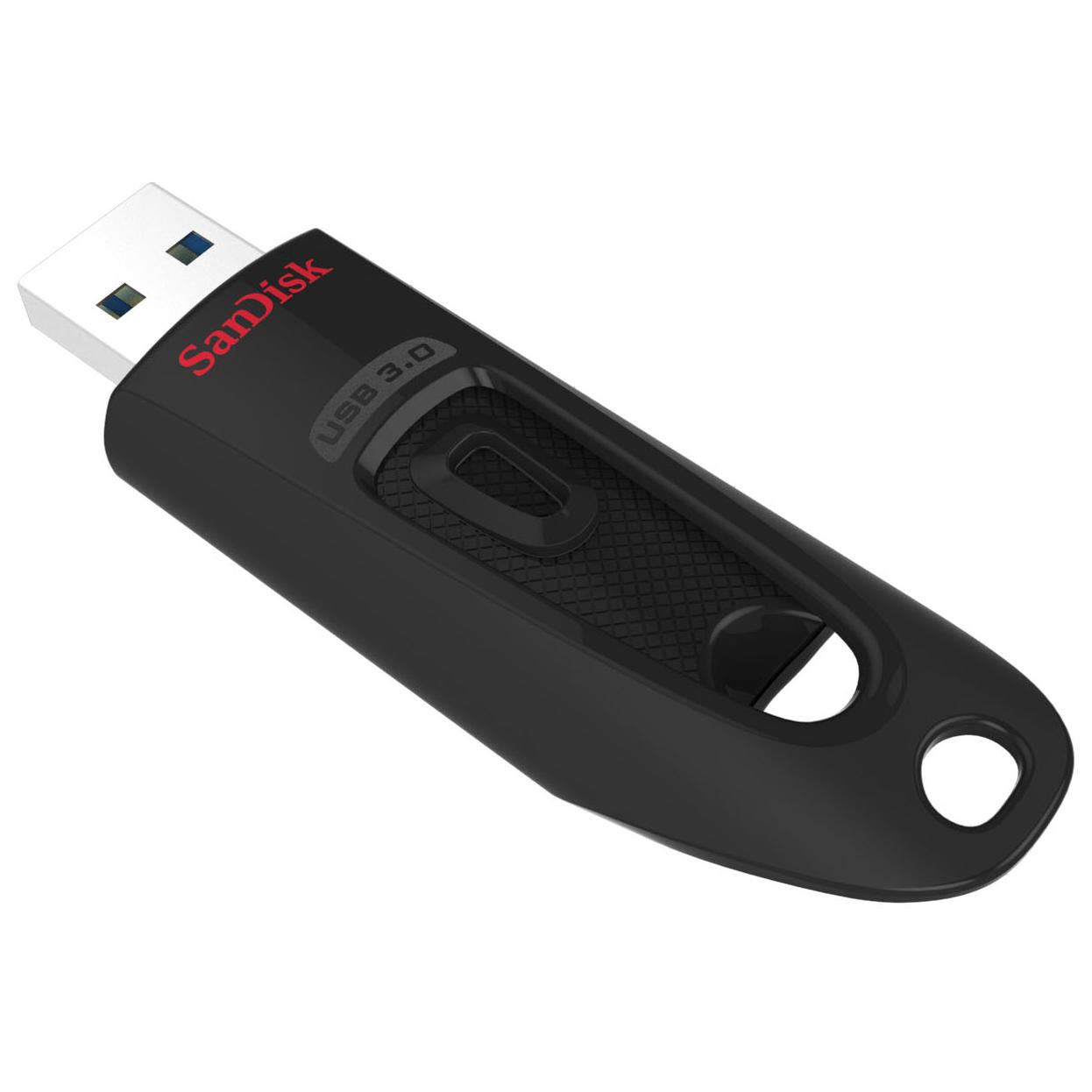 SanDisk Ultra 64GB USB Flash Drive Type-A 3.2 Gen 1 (3.1 Gen 1) Black