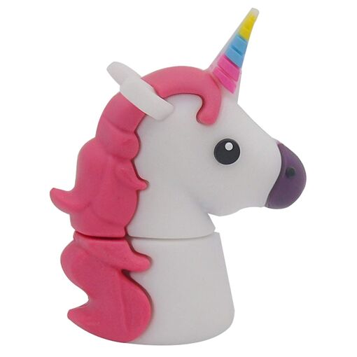 818-Shop 16GB USB Flash Drive - Fairy Tale Unicorn White