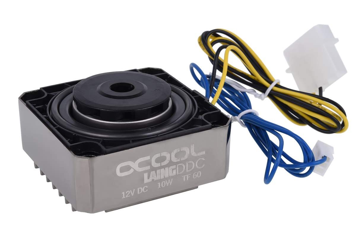 Alphacool Laing DDC Black, Nickel - Cooling Hardware Accessory (61mm, 60mm, 21mm, 331g)