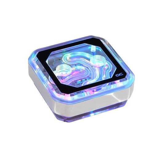 Bloc de glace Alphacool XPX Aurora RGB Chrome plexi