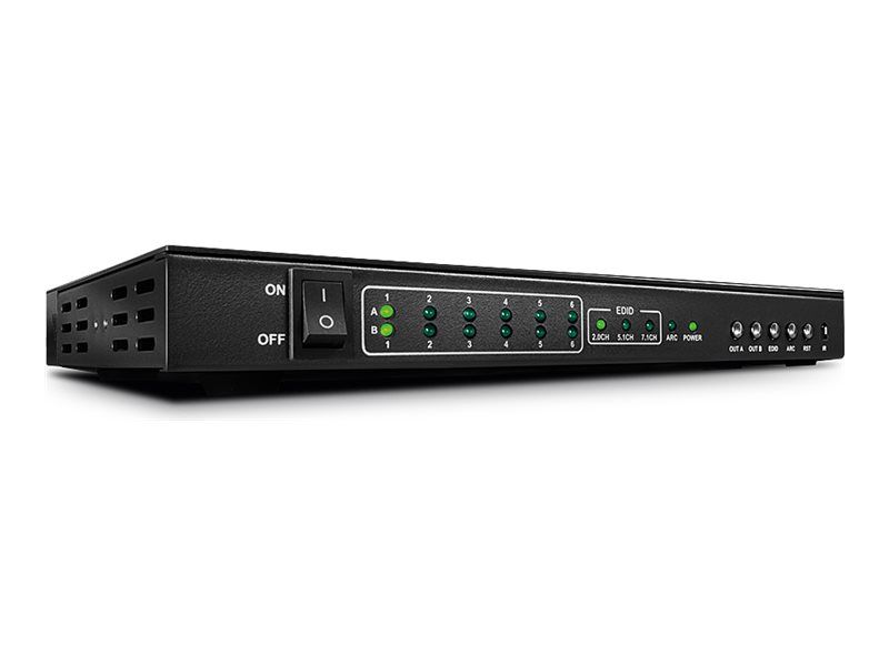 Lindy 6x2 4K HDMI 2.0 Picture-in-Picture Matrix Switcher