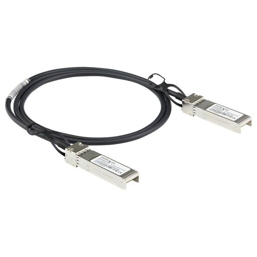 StarTech.com 2m Direct Attach Twinax Cable SFP+ Compatible Dell EMC DAC-SFP-10G-2M - 10 Gbps Copper Passive Cable (DACSFP10G2M)