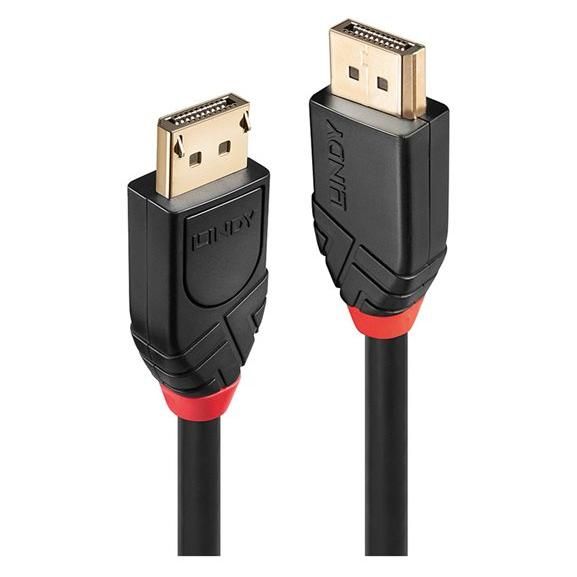 Lindy DisplayPort Cable - 10m, Round, Active, 4K Support