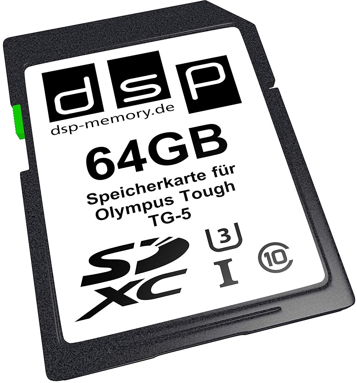 Carte mémoire Ultra Haute Vitesse Dsp Memory pour Olympus Tough TG-5 - 64 Go