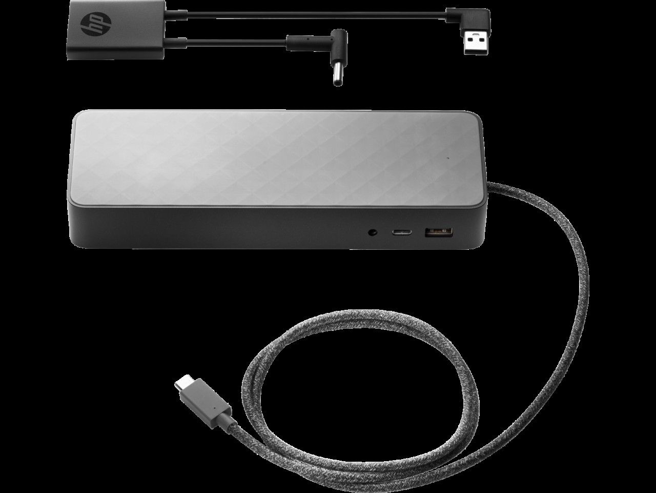 Estación de trabajo HP universal USB-C con adaptador de 4,5 mm