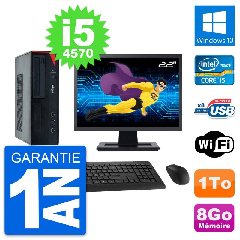 Fujitsu E520 DT 22-Inch Desktop PC